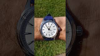 StrapsCo Ball watch on StrapsCo blue suede [upl. by Enelrats]