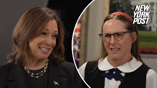 Kamala Harris’ skit with ‘SNL’ alum Molly Shannon at Al Smith dinner [upl. by Cardwell228]