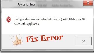 Fix The application was unable to start correctly 0xc00007b windows 10 [upl. by Dunston127]