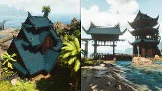 I Built the PERFECT Herbivore Island Base in ARK Survival Ascended [upl. by Sotos615]