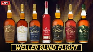 Drinking Every Weller Bourbon BLIND  William Larue Weller Single Barrel Full Proof CYPB amp More [upl. by Ennailuj]