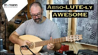 THE GUITAR LUTE  Exotic woods amp beautiful tones [upl. by Nnyleuqaj]