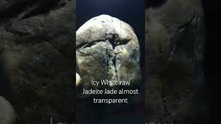 Icy White Jadeite Jade almost transparent [upl. by Suoivart]