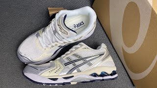 ASICS Gel Kayano 14 White Midnight Womens 1202A056 109 Review [upl. by Reuven84]