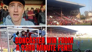 Doncaster Win From A 93rd Minute Penalty  Swindon Town Vs Doncaster Rovers  Match Vlog [upl. by Fontana10]