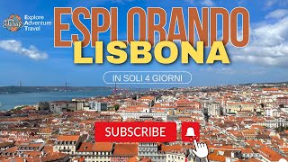 Lisbona in 4 Giorni Itinerario Completo e Cosa Vedere  Ep1 4K [upl. by Ruthi]