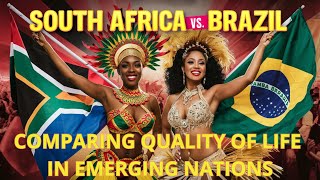 🇿🇦🇿🇦South Africa vs Brazil🇧🇷🇧🇷 Comparing Quality of Life in Emerging Nations [upl. by Noiemad]