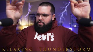 ASMR Gentle Tapping During Thunderstorm NO TALKING RAIN SOUNDS [upl. by Mayda]