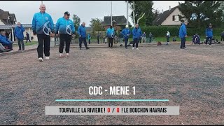 14 de Finale  CDC  Triplette Vétérans  Tourville la rivière VS Le Bouchon Havrais  08102024 [upl. by Yuhas926]