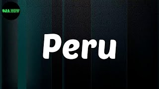 Fireboy Dml  Peru Lyrics [upl. by Cyler258]