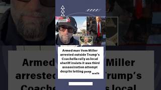 Armed Man Arrested at Trump Rally Sheriff Claims Assassination Attempt politicalnews [upl. by Aihsotal]