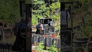 Glyder shunting wagons at Beamish train beamish narrowgauge [upl. by Halilak]