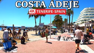 TENERIFE  COSTA ADEJE  Lively Atmosphere with Fabulous Weather 😎 4K Walk ● July 2024 [upl. by Yelda]