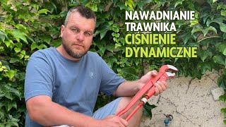 Nawadnianie trawnika  ciśnienie dynamiczne [upl. by Kristan]