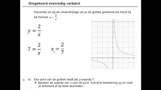 vmbo tl wiskunde 2018 12 tm 14 Omgekeerd evenredig verband [upl. by Wesley]