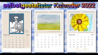 Selbstgestalteter Kalender 2022 von der 5A [upl. by Danforth]