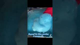 ASMR SPONGE SQUEEZING BLUE REQUEST RIPPING SPONGE [upl. by Tnecnev]