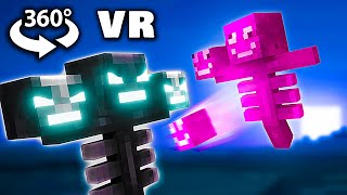 WITHER LIFE 360° VR  Minecraft Animation [upl. by Neliak]