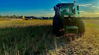 Żniwa 2024  Claas Lexion 750 John Deere Gr Sanocki Podkarpacie harnas02 [upl. by Rannug888]