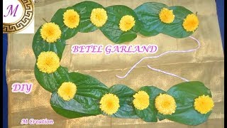 how to make BETEL LEAVES GARLAND for HANUMAN [upl. by Fitzpatrick119]