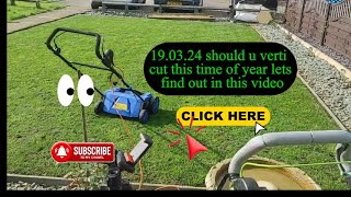 should You Verticut on 190324 Let’s Find Out Lawn Barenbrug RPR [upl. by Pollak154]