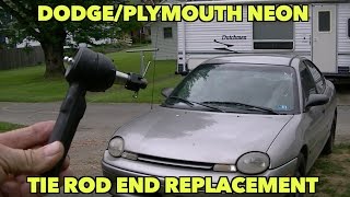 DodgePlymouth Neon Tie rod end ReplacementWhen theyre hard to get off [upl. by Nicolau89]