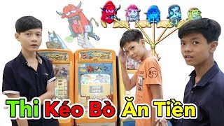 Lâm Vlog  Thử Thách Kéo Bò Ăn Tiền  Kéo Bò Siêu Thị AEON Nhật Bản  Trò Chơi Game Kéo Bò [upl. by Geordie713]