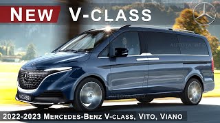 New 2023 MercedesBenz VClass EQV Redesign  Render of Luxury Van and 2022 Vito or Viano Model [upl. by Kenwrick]