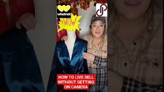 HOW TO LIVE SELL ON poshmark amp whatnot WITHOUT GETTING ON CAMERA [upl. by Nesbitt482]