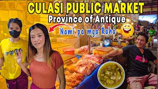 NEW CULASI PUBLIC MARKET  Market Adventure with the Playful Tindera  PRIDE OF ANTIQUE Province [upl. by Haroppizt]