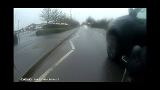 DT16TVC Nissan Navara driver cyclist close pass Essex Police result Course or Conditional Offer [upl. by Anhaj]