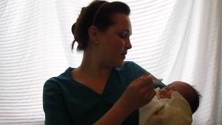 Alternate feeding methods for a newborn baby  How To [upl. by Kcirnek]