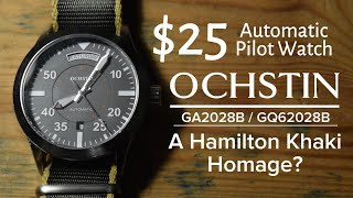 Hamilton Pilot Homage for Under 30  Ochstin Pilot Watch [upl. by Anoo]