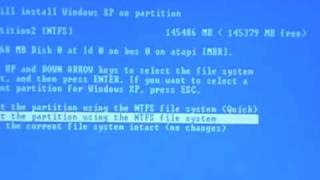 How To Reformat Your Hard Drive To Install Windows XP Again [upl. by Caryn]