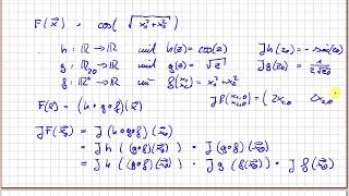 Analysis Diffbarkeit im Rn Kettenregel Beispiel 1631 [upl. by Arualana]