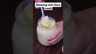 DIY face mask  Clear skin  Face mask  Glass skin  Glowing skin  shorts skincare ytshorts yt [upl. by Fauch]