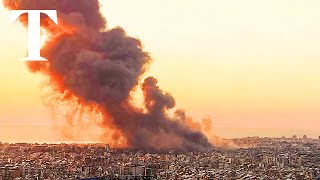 LIVE Israel launches fresh airstrike in Beirut [upl. by Gerry]