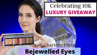 Charlotte Tilbury Bejewelled Eyes to Hypnotise  Holiday 2020  Swatches  Looks [upl. by Ambrose]