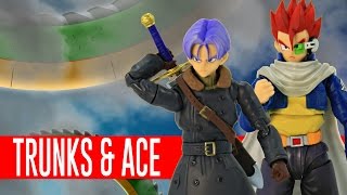 Trunks y Patrullero del Tiempo Dragon Ball Xenoverse  SHFiguarts  Out of da Box [upl. by Lilak]