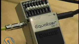 Boss GE7 Equalizer Stompbox Walkthrough Video [upl. by Llimaj]