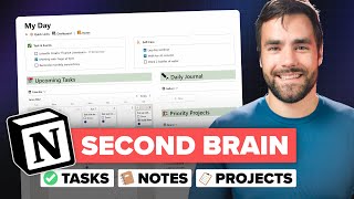 The ULTIMATE Second Brain Setup in Notion [upl. by Semaj]