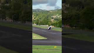 Inter Caribbean Erj 145 rnwy 27 takeoff from St Lucia jetliners stlucia aviation planespotting [upl. by Codding269]