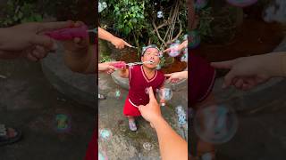 ToRung comedy blow bubbles😂 [upl. by Nylrahc]