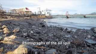 Oil Spill in Estancia as a result of Typhoon Yolanda Haiyan The Philippines [upl. by Zaid]