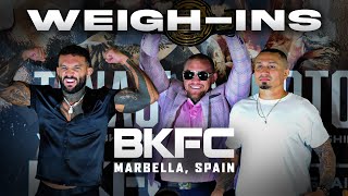 BKFC ON DAZN SPAIN WeighIn  LIVE [upl. by Nagek]