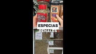 Como elegir las especias de supermercado 🥬🧄🧅🌿🌱 especias chefrenal consejos dialisis [upl. by Avilla]