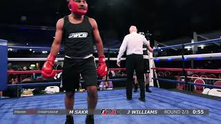 PWCB RAINTON ARENA 09032024 29 Mohammed Sakr vs Josh Williams [upl. by Ynnor459]