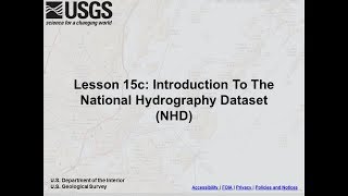 Lesson 15c  Introduction to the National Hydrography Dataset [upl. by Onifur359]