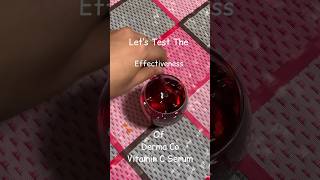 Derma Co Vitamin C Serum Test  PH Test Of Derma Co Serum [upl. by Crispin]