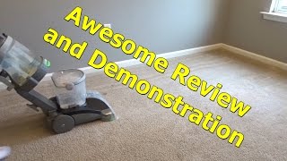 REVIEW and FULL DEMO Hoover Max Extract Dual V WidePath Carpet Cleaner F7412900 [upl. by Annauqaj]